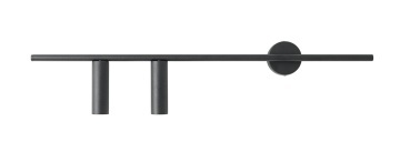 Aplică Trevo (stânga) 2xGU10 MINI - Negru