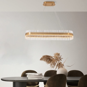 Corp de iluminat suspendat Aurora Cristallo LED 3000K - Gold Matt