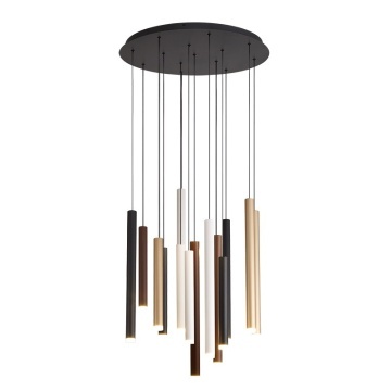 Corp de iluminat suspendat Cala 84W 3000K - Alb+Negru+Auriu+Corten