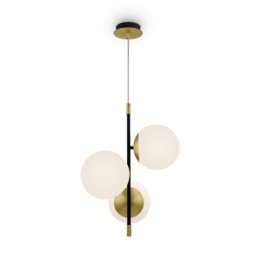Corp de iluminat suspendat Nostalgia Ø 33.3 cm E14 - Negru