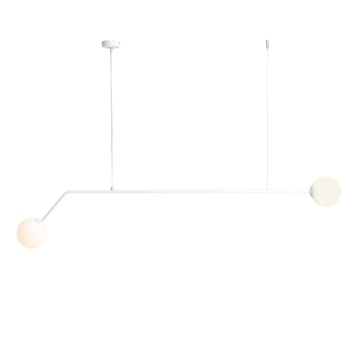 Corp de iluminat suspendat Pure 150 cm 2xE14 - Alb