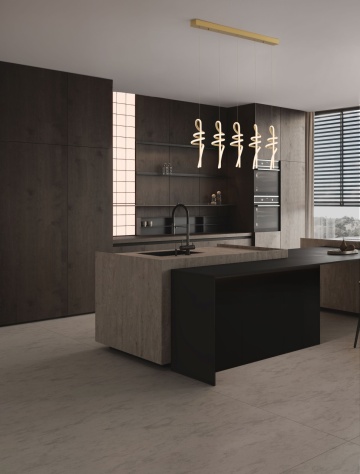 Corp de iluminat suspendat Soline Auriu 100 x 8 x 150 cm