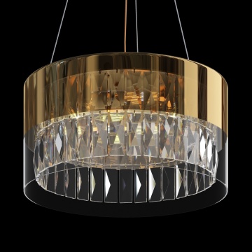 Corp de iluminat suspendat Wonderland Ø 40 cm E14 - Auriu