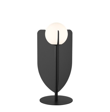 Lampă de masă Fedora - Alb / Negru