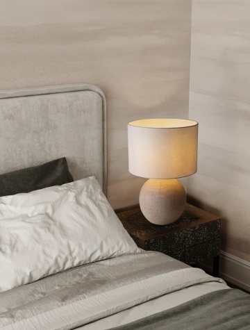 Lampa de masa Nagomi Beige Ø30 x H 44 cm