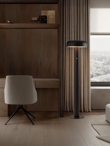 Lampadar Noelia Negru Ø40 x H 142 cm