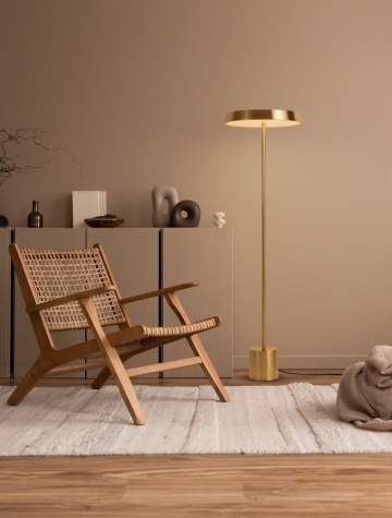 Lampadar Vetro Auriu Ø40 x H 136 cm
