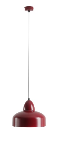 Pendul Como 30 cm 1xE27 - Roșu vin
