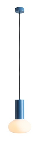 Pendul Flo 19 cm 1xE14 - Albastru deschis