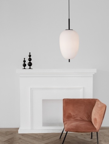Pendul Lato Opal / Negru Ø27 x H 120 cm