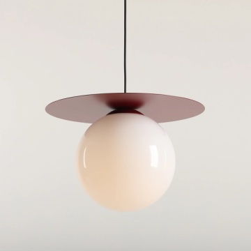 Pendul Loop Rosu vin L 40 cm 1xE27