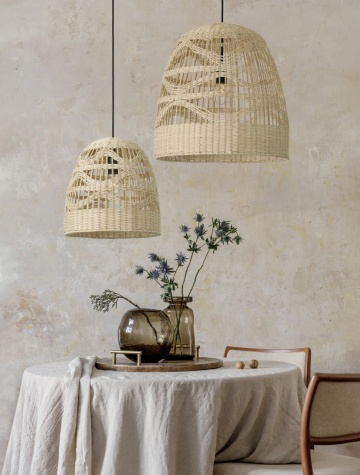 Pendul Marlo Natural / Negru Ø46 x H 200 cm