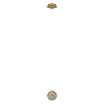 Pendul Sfera Perla LED 3000K - Auriu