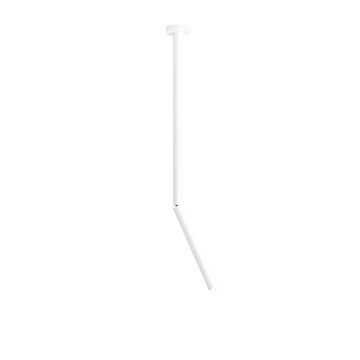 Pendul Stick înălțime 54,5 cm 1xG9 - Alb total