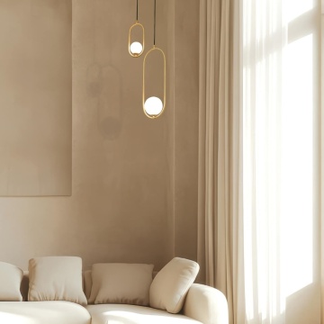 Pendul Valen 1xG9 LED - Gold Matt