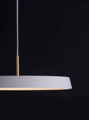 Pendul Vetro Alb Ø50 x H 130 cm