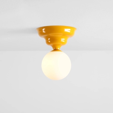 Plafoniera Fala Galben intens S 17 cm 1xG9