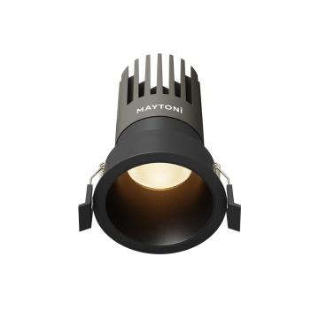 Spot incastrat Dip - Ø 7.6 cm, 3000K, Negru