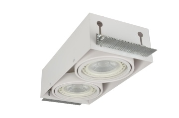Spot încastrat Nova 2 Gips Wh/Wh - Alb
