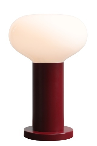 Veioză Flo 19 cm 1xE14 - Rubiniu