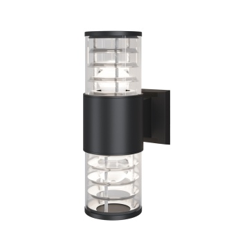 Aplică Bronx H 32 cm E27 - Negru