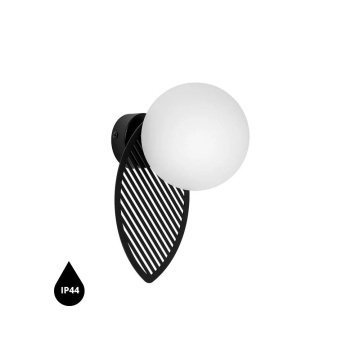 Aplică de perete FYLLO B black IP44, negru