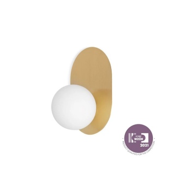 Aplică de perete HANEA brass, auriu