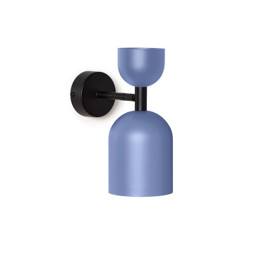 Aplică de perete SUPURU W blue adjustable with black tube, albastru