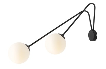 Aplică Holm 2xE14 - Negru