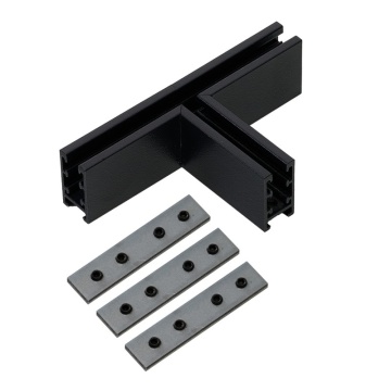Conector în T Delta - Negru