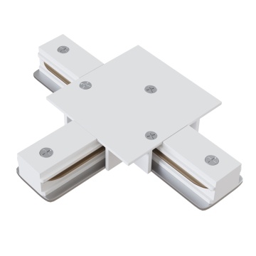Conector tip T sina incastrata cu proiectoare Unity - Alb