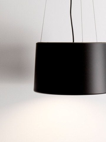 Corp de iluminat suspendat Atil Negru Ø35 x H 210 cm