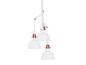 Corp de iluminat suspendat Darling Glass 3 - Alb