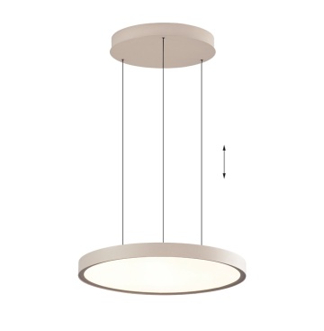 Corp de iluminat suspendat Denver - Alb / Beige