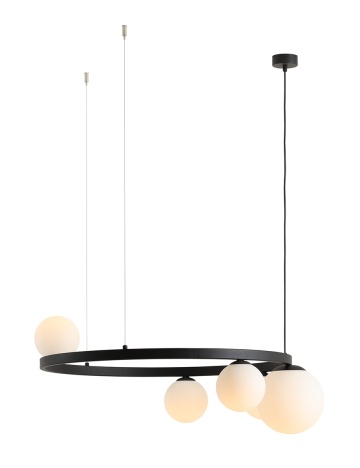 Corp de iluminat suspendat Garda 92 cm 4xE14 / E27 - Negru