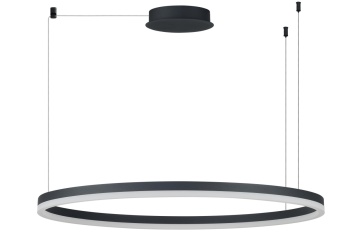 Corp de iluminat suspendat Halo - Negru