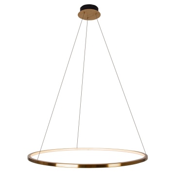 Corp de iluminat suspendat Queen 50cm auriu periat