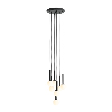 Corp de iluminat suspendat Riu 7xG9 - Negru