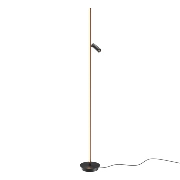 Lampadar Thin H 155 cm 3000K - Negru