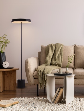 Lampadar Vetro Negru Ø40 x H 136 cm