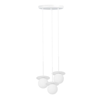 Pendul BORRA B 3P white triple, alb
