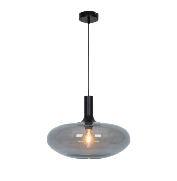 Pendul Convex - Negru / Transparent