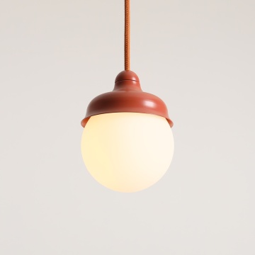 Pendul Fala 11 cm 1xG9 - Teracotă