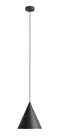 Pendul Form 24 cm 1xE27 - Negru