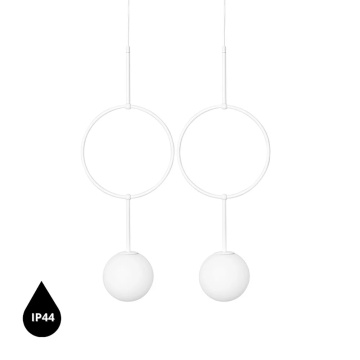 Pendul ISUULLA B white double IP44, alb