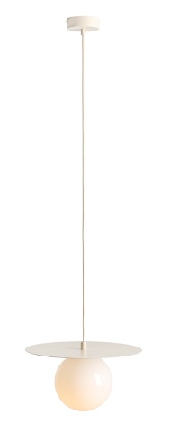 Pendul Loop 28 cm 1xE14 - Crem