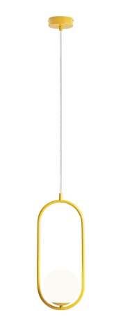 Pendul Riva 18,5 cm 1xE14 - Muștar