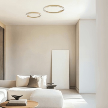 Plafonieră Anello Slim LED 3000K - Gold Matt