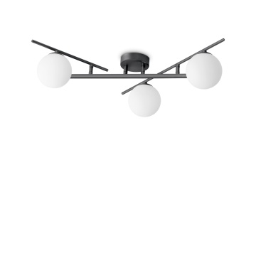 Plafoniera Atlas Negru - 50 cm