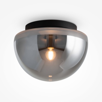 Plafonieră Glassy Ø 31.5 cm E27 - Negru